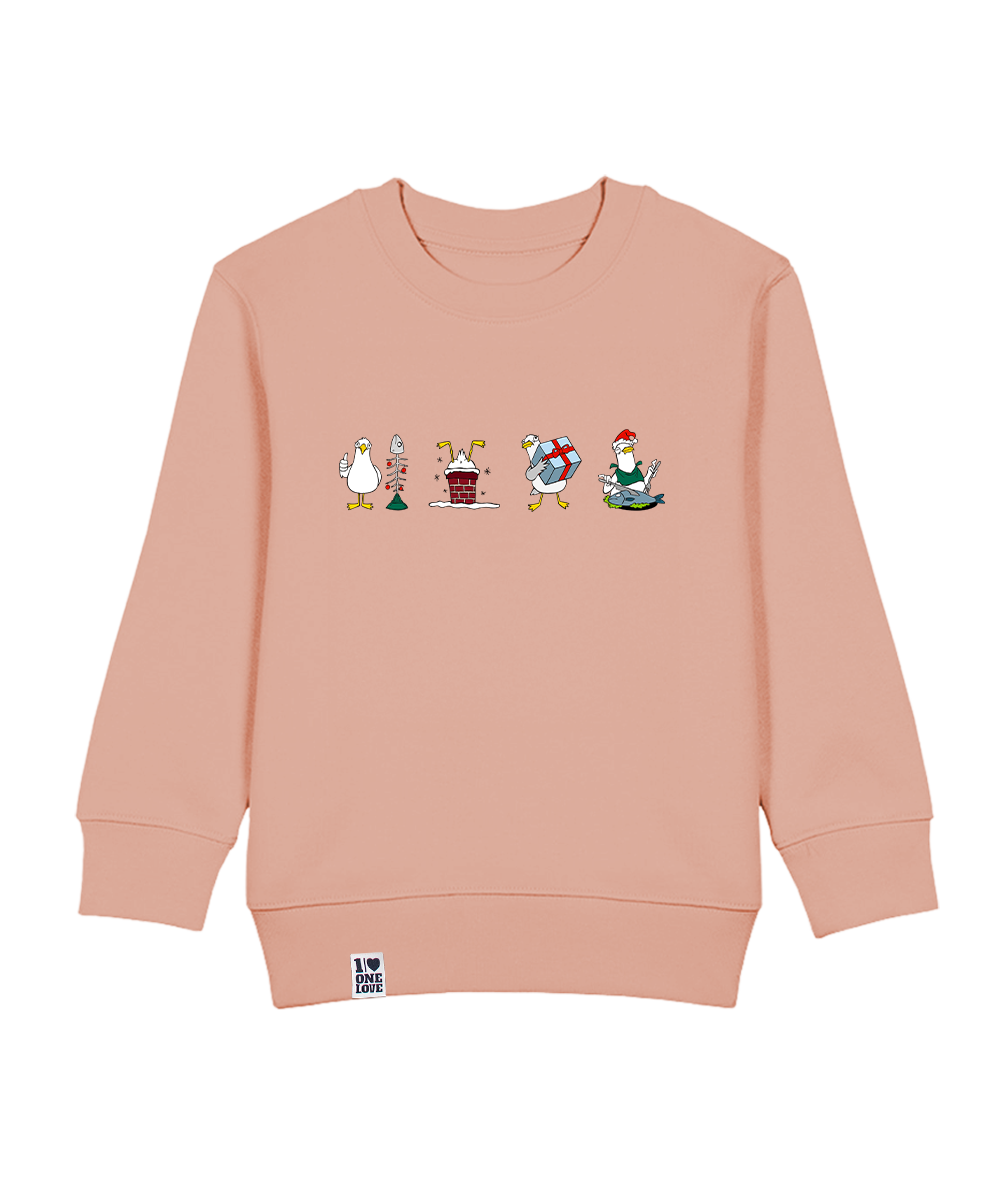 Xmas Möwen  - Kids Sweater | Bio-Baumwolle | XMAS EDITION