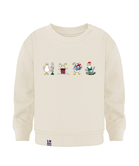 Xmas Möwen  - Baby Sweater | Bio-Baumwolle | XMAS EDITION