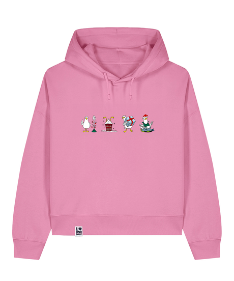Xmas-Möwen  - Damen Premium Hoodie | Bio-Baumwolle | XMAS EDITION