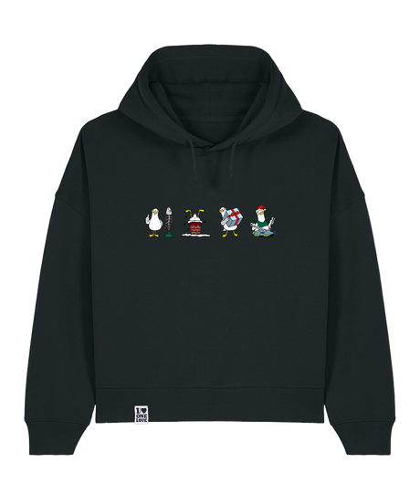 Xmas-Möwen  - Damen Premium Hoodie | Bio-Baumwolle | XMAS EDITION