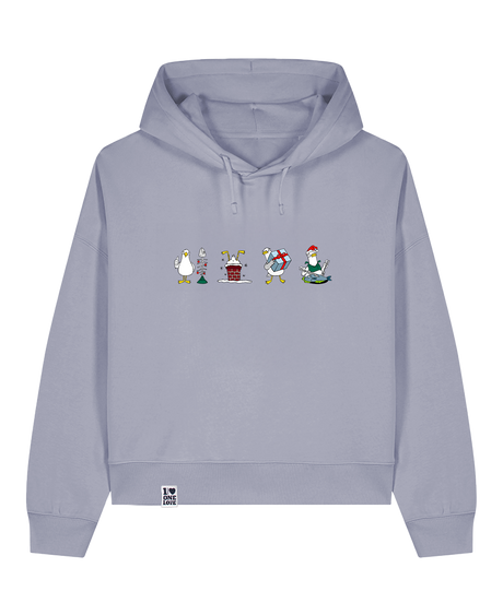 Xmas-Möwen  - Damen Premium Hoodie | Bio-Baumwolle | XMAS EDITION
