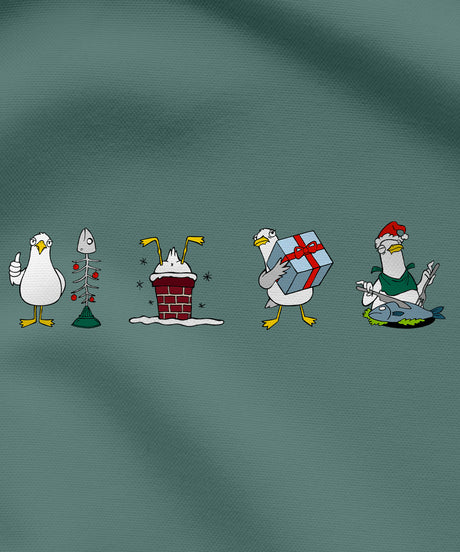 Xmas-Möwen  - Damen Premium Hoodie | Bio-Baumwolle | XMAS EDITION