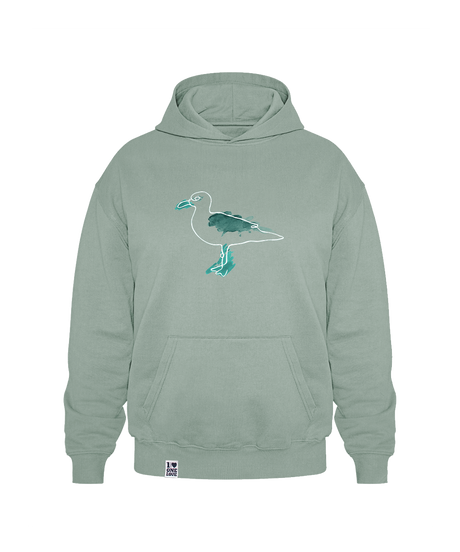 Möwe Aquarell  - Unisex Hoodie OVERSIZED