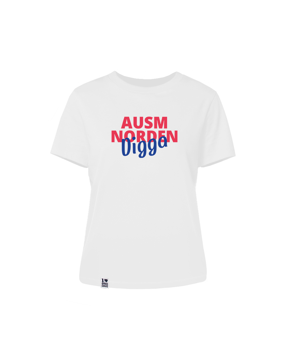 Ausm Norden Digga  - Damen Shirt