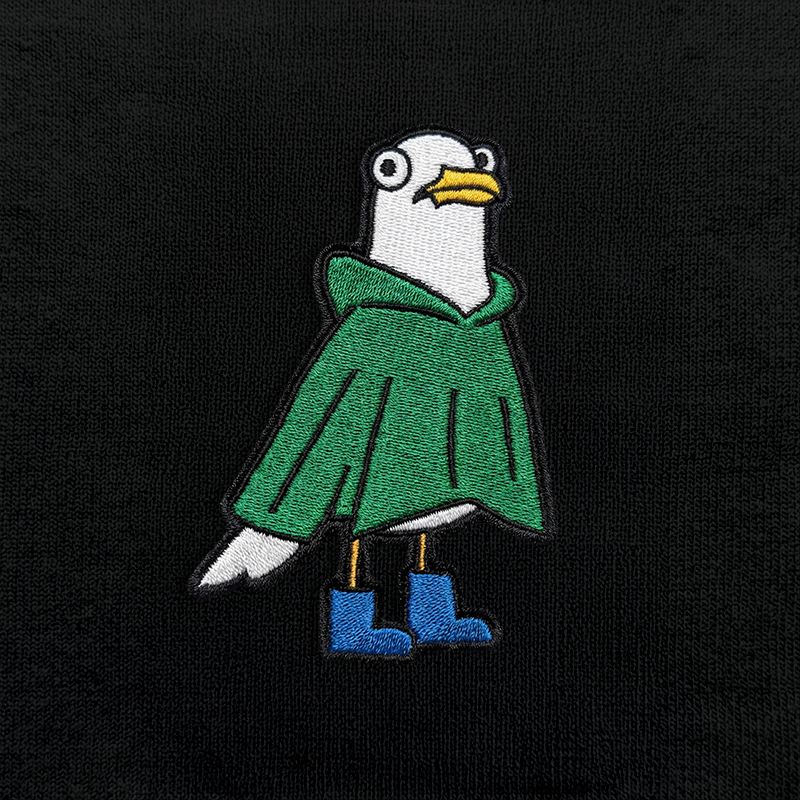 Regencape Möwe  - Unisex Premium Hoodie | Bio-Baumwolle | Edler Stick