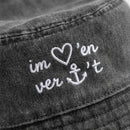 Im Herzen verankert - Vintage Bucket Hat