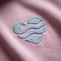 Wellenherz Stick - Frauen Premium Kapuzenjacke