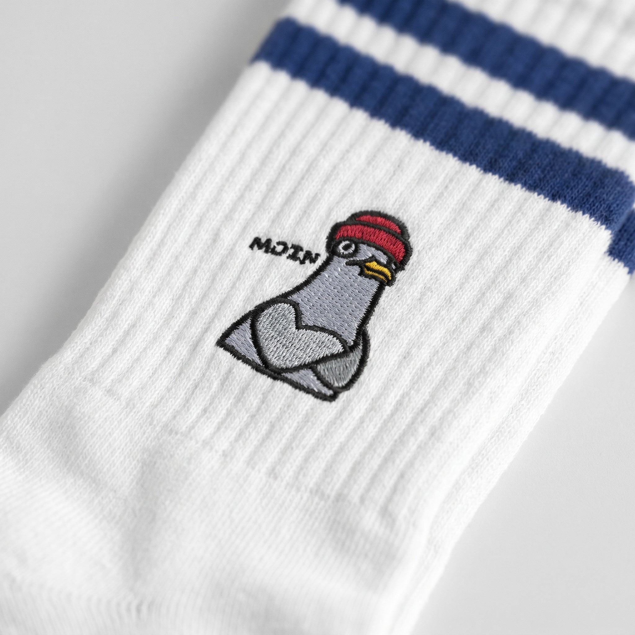 Moin Möwe - Gestreifte Tennissocken