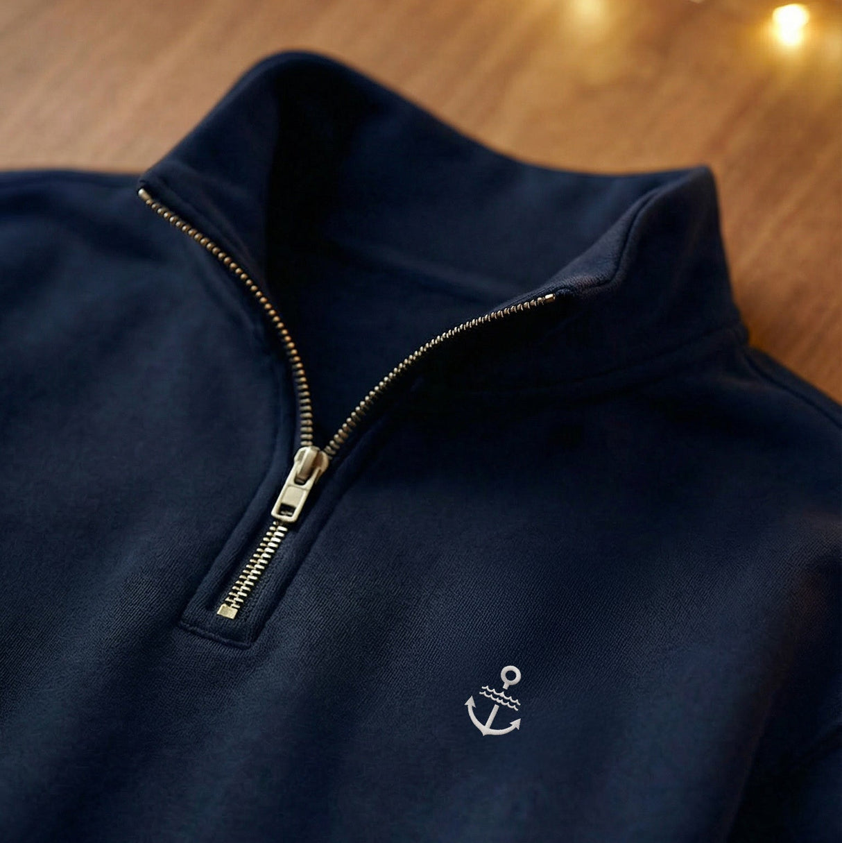 Unser Klassiker  - Unisex Premium Zipper | 100% Bio-Baumwolle | Edler Stick