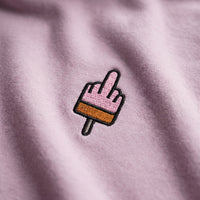 F**k You Eis Stick - Cropped Oversized Heavyweight Frauen Hoodie