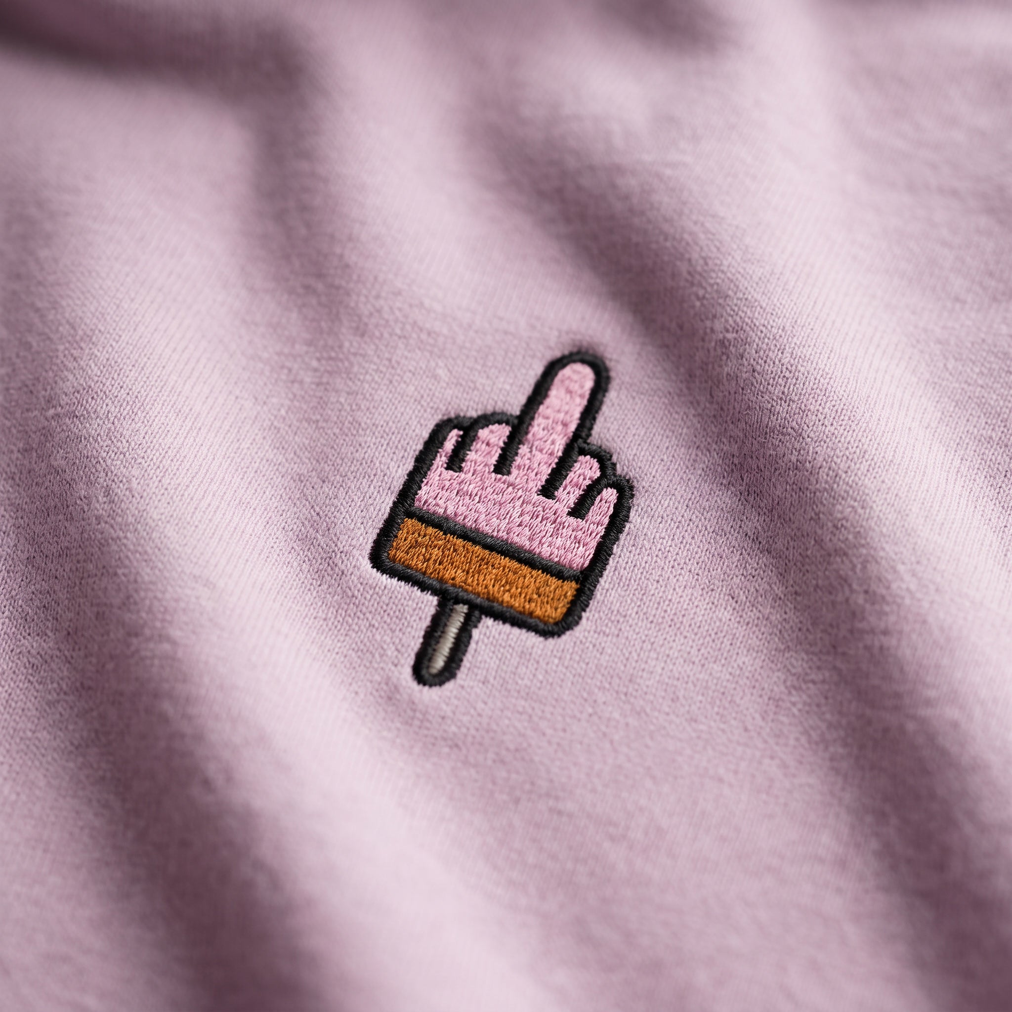 F**k You Eis Stick - Cropped Oversized Heavyweight Frauen Hoodie