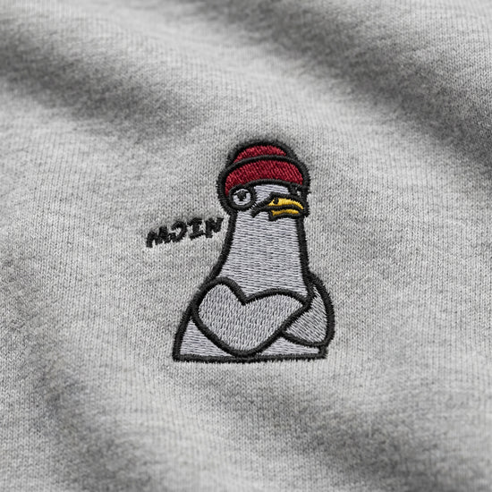 Moin Möwe Stick - Unisex Premium Kapuzenjacke