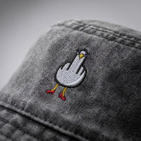 F**k You Seagull Lady - Vintage Bucket Hat