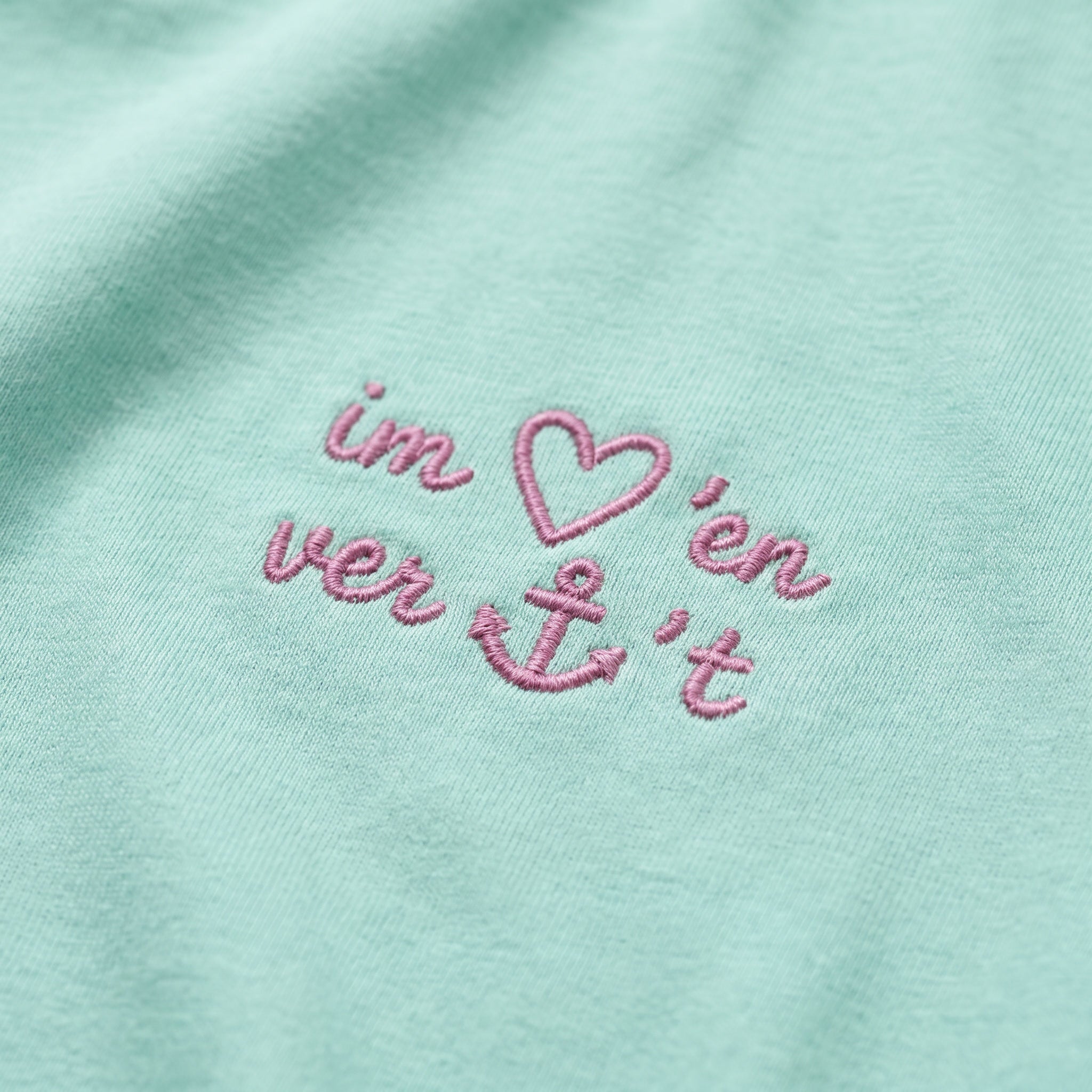 Im Herzen verankert Stick - Frauen Premium T-Shirt