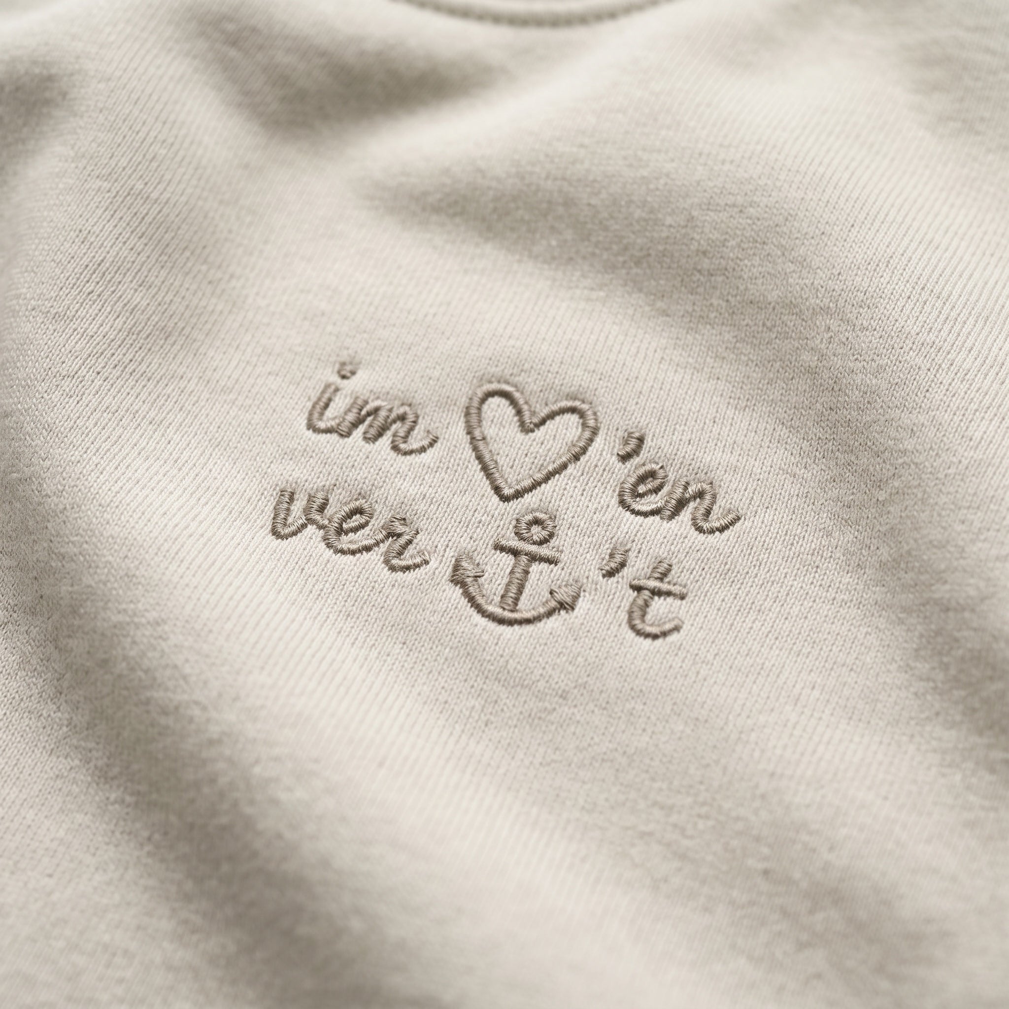 Im Herzen verankert Stick - Unisex Premium Pullover