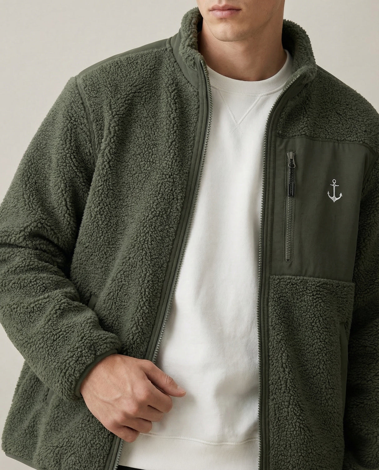 Anker Stick - Unisex Teddyjacke | Edler Stick