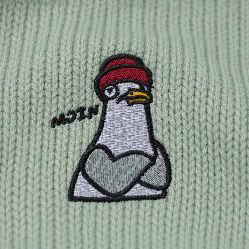 Moin Möwe Stick -  Unisex Bio FISHERMAN BEANIE