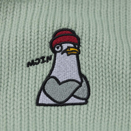 Moin Möwe Stick -  Unisex Bio FISHERMAN BEANIE