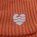 Wellenherz Stick -  Unisex Bio FISHERMAN BEANIE