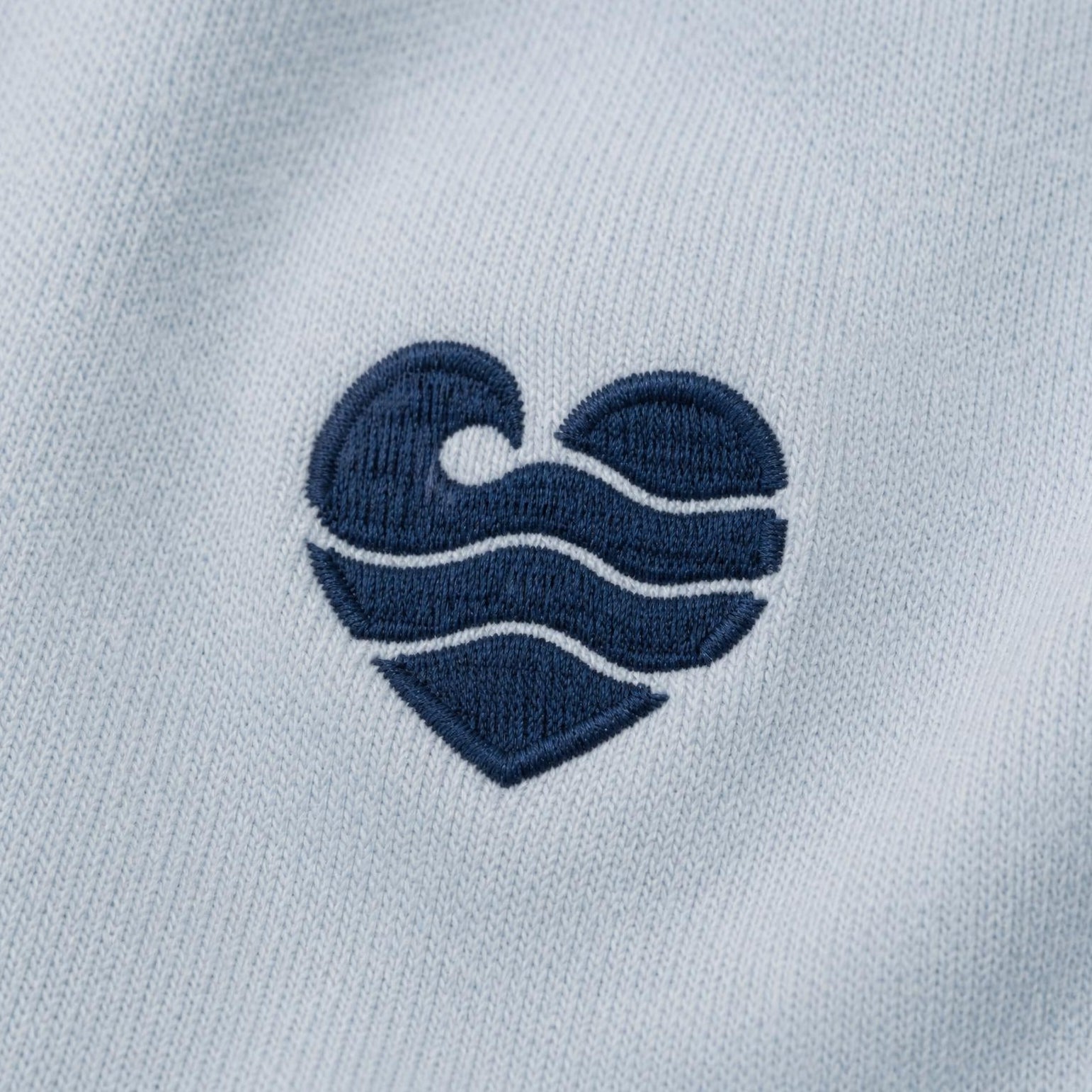 Wellenherz - Unisex Bio-Poloshirt
