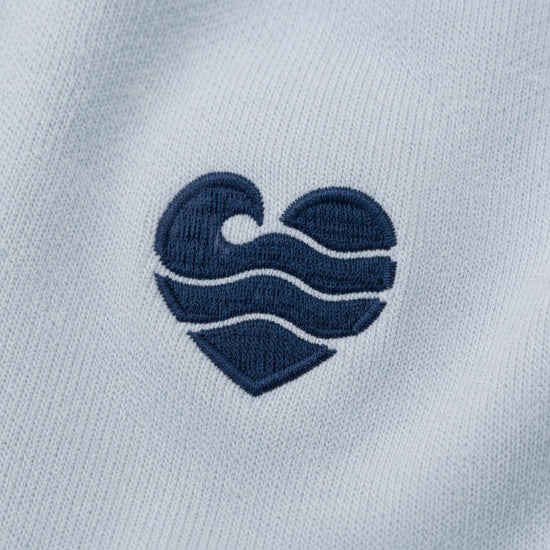 Wellenherz - Unisex Bio-Poloshirt