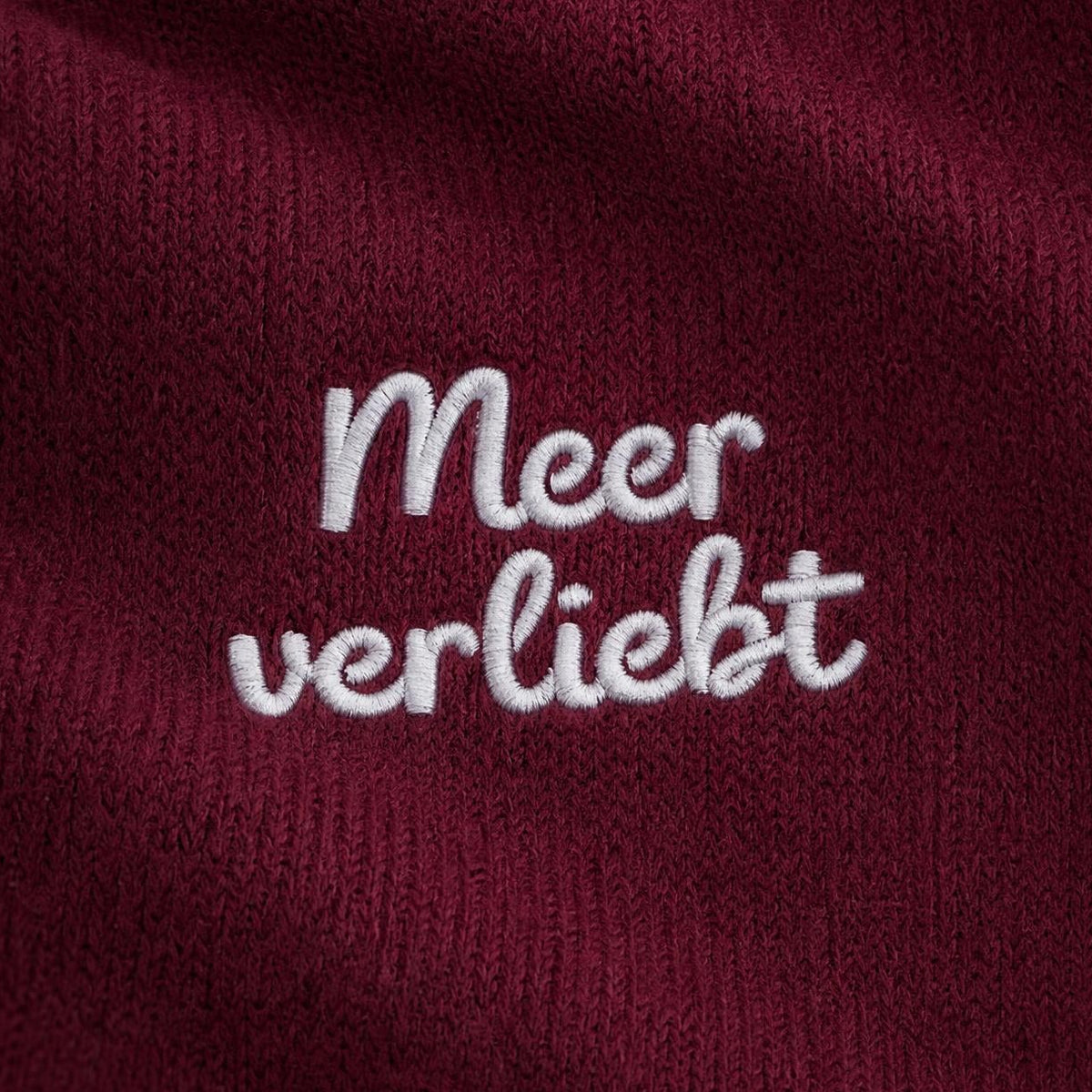 Meerverliebt - Bestickte Wintermütze