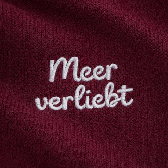 Meerverliebt - Bestickte Wintermütze