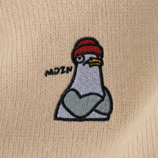 Moin Möwe - Bestickte Wintermütze