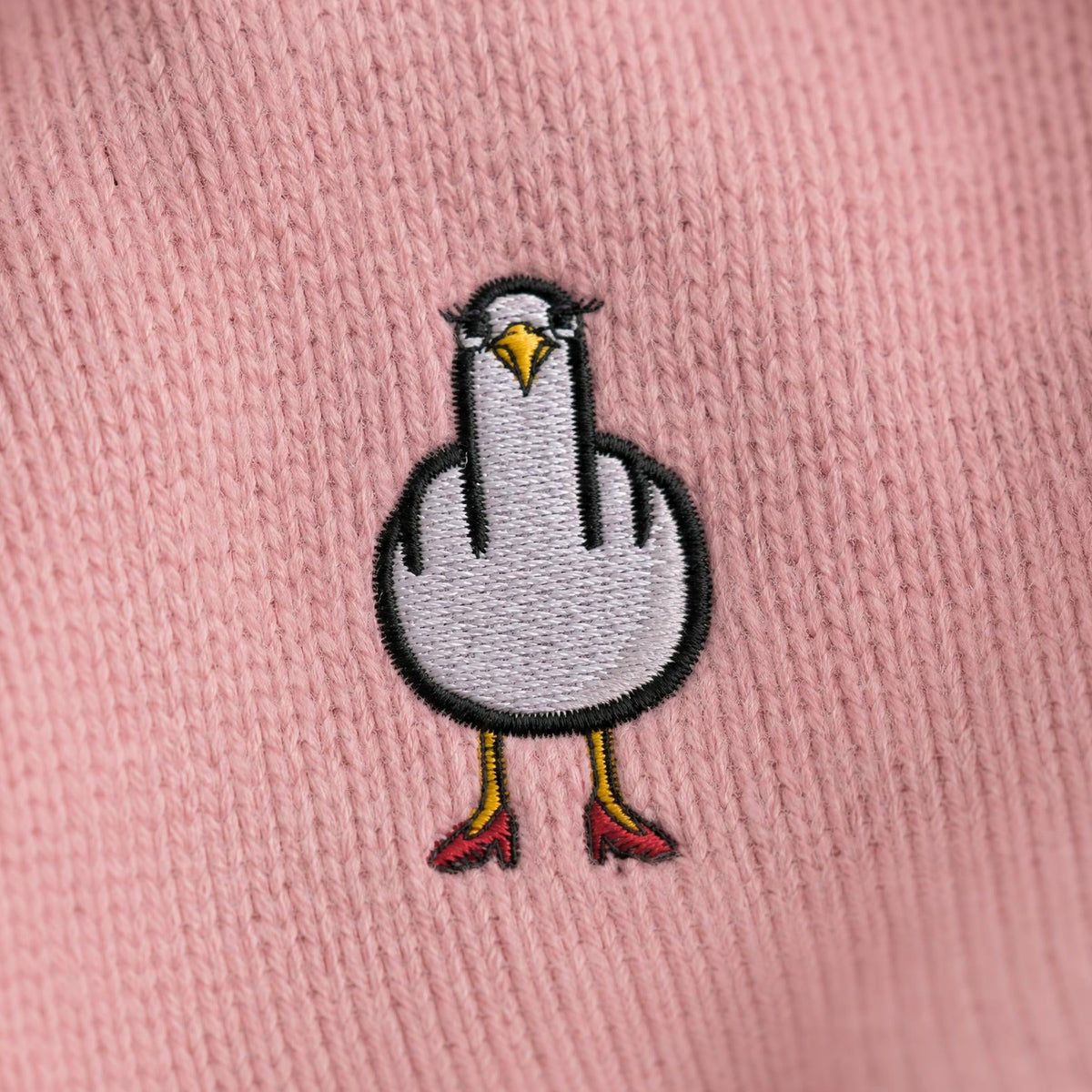 F**k You Möwenlady - Bestickte Wintermütze