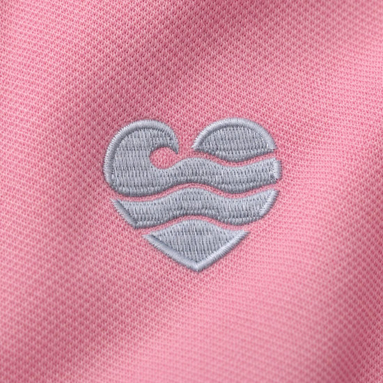 Wellenherz -  Unisex Bio-Poloshirt