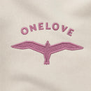 ONELOVE Möwe Stick - Relaxed Frauen Half Zip Pullover