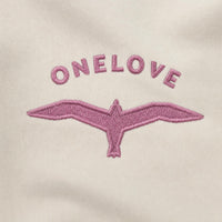 ONELOVE Möwe Stick - Relaxed Frauen Half Zip Pullover