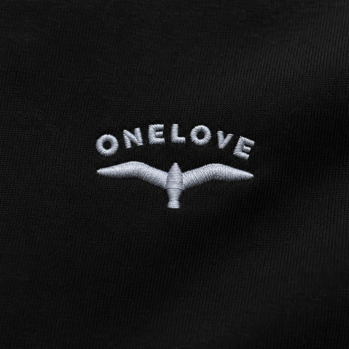 ONELOVE Möwe Stick - Relaxed Unisex Organic Half Zip Pullover
