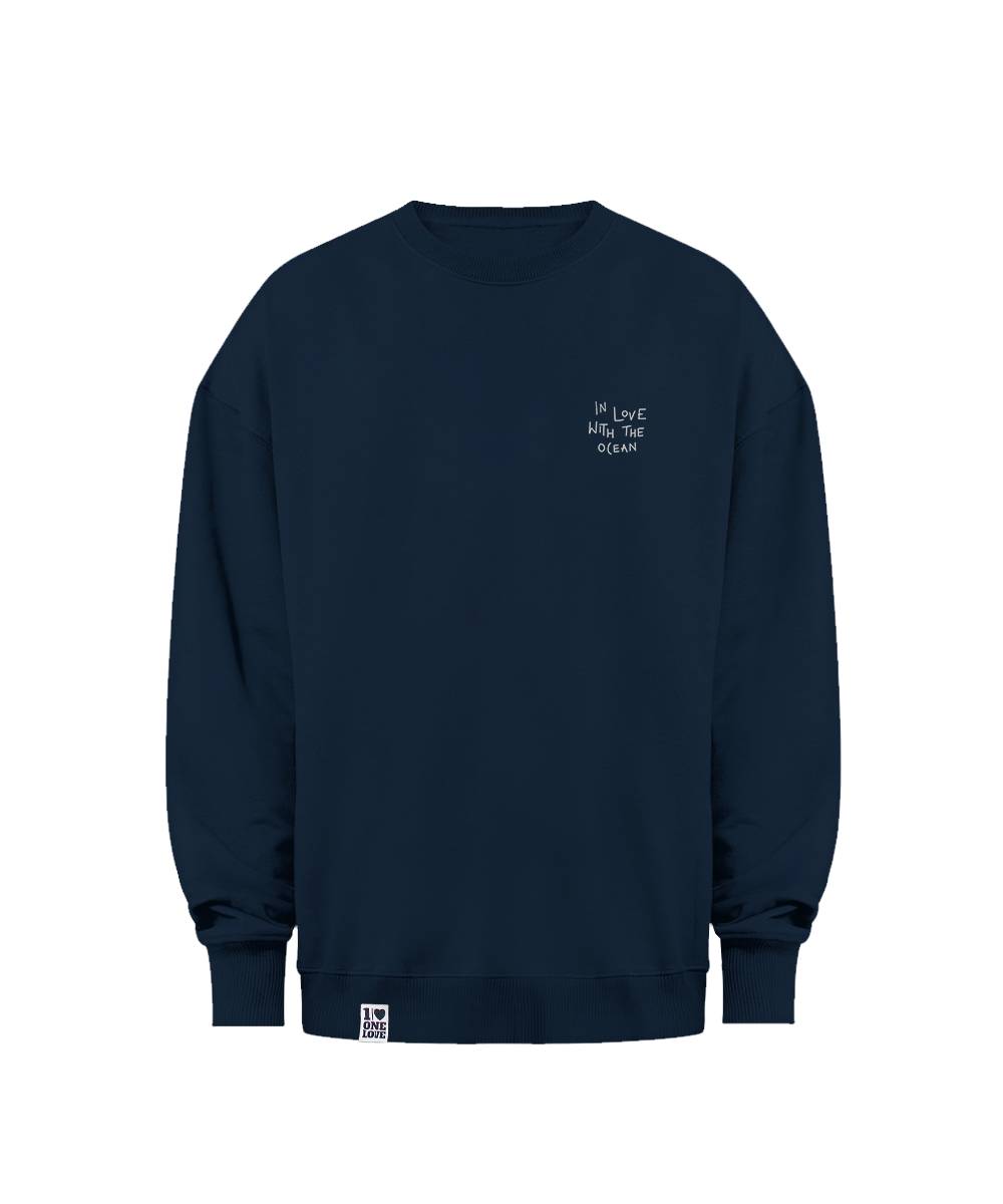 In love with the ocean Stick  -  Oversized HighQuality Unisex Sweater