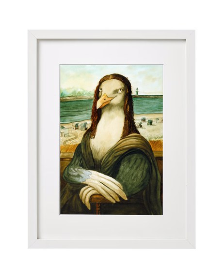 Möwe Lisa Kunstdruck