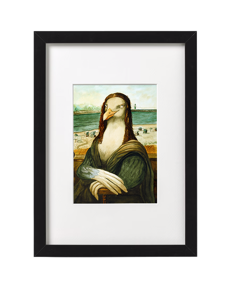 Möwe Lisa Kunstdruck