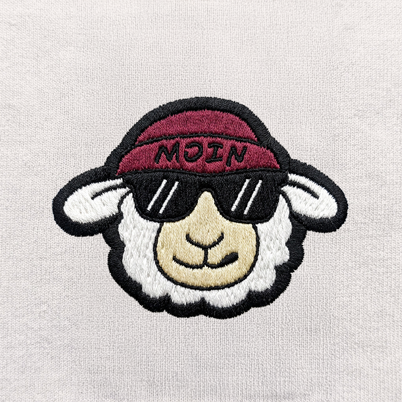 Moin Schaf  - Unisex Premium Hoodie | Bio-Baumwolle | Edler Stick