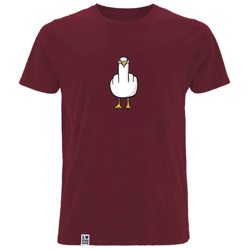 F**k You Möwe - Herren Shirt | 100% Bio-Baumwolle