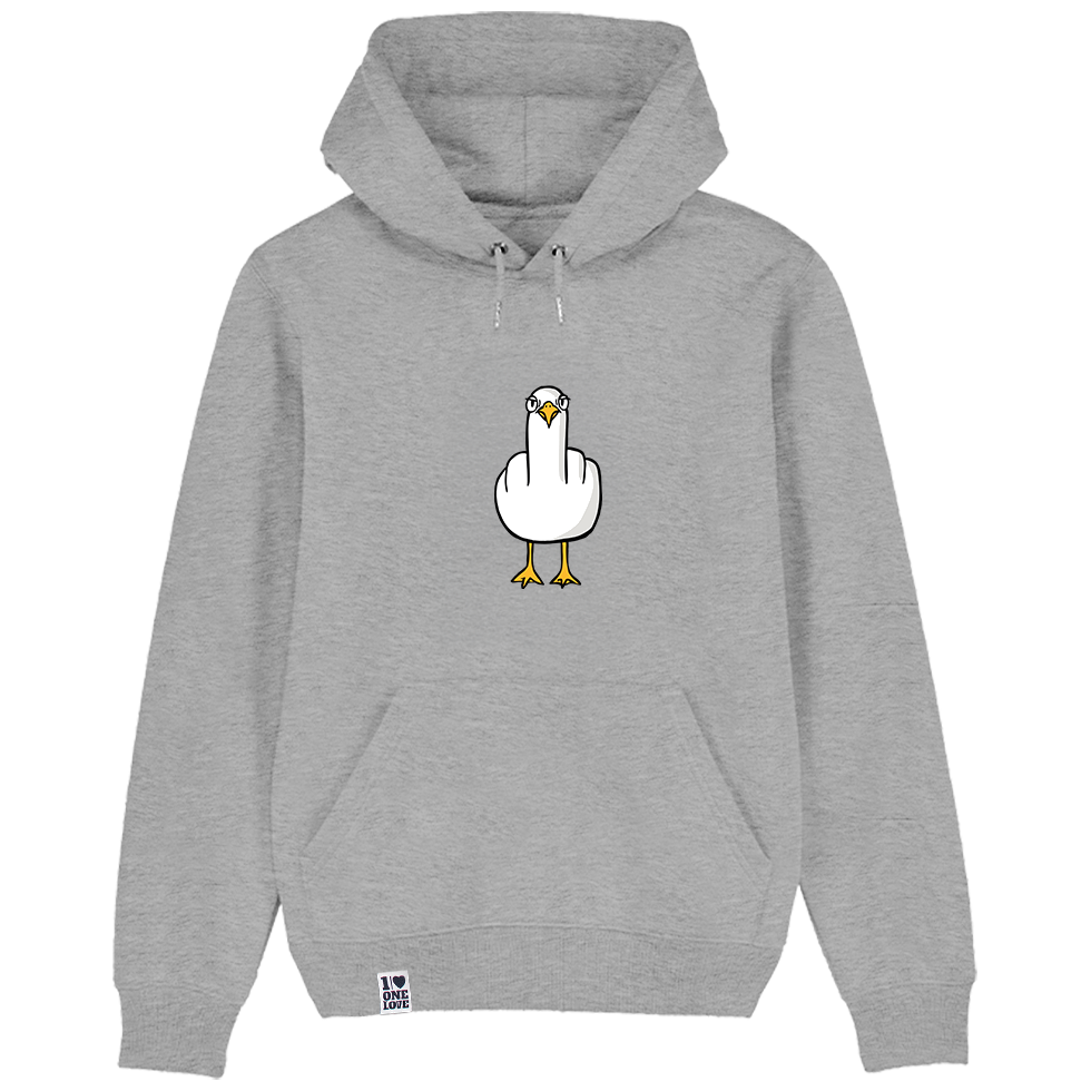 F**k YOU Möwe - Unisex Hoodie | 100% Bio-Baumwolle