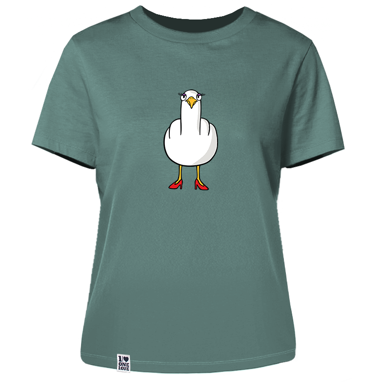 F**k You Möwenlady - Damen Shirt | 100% Bio-Baumwolle