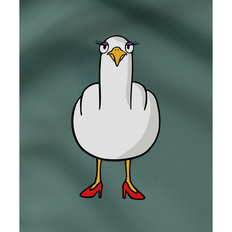 F**k You Möwenlady - Damen Shirt | 100% Bio-Baumwolle