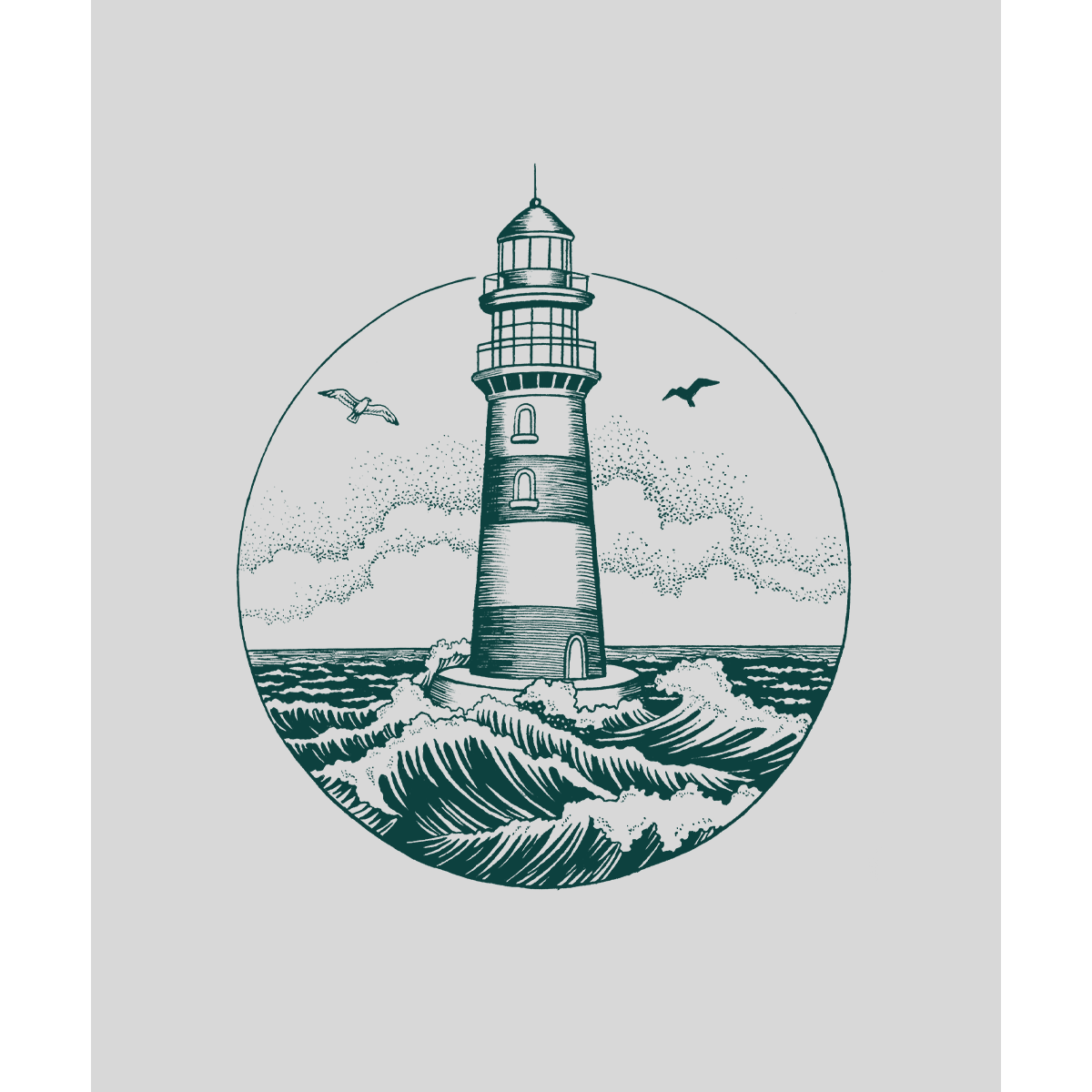 Leuchtturm -  Damen Shirt | 100% Bio-Baumwolle