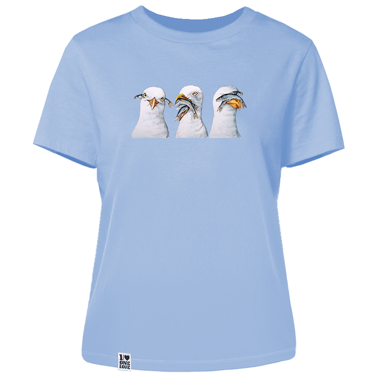 Möwen - Damen Shirt | 100% Bio-Baumwolle