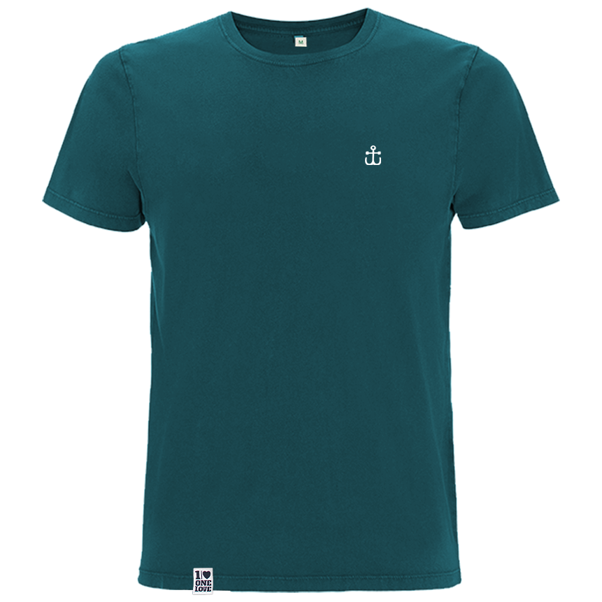 Anker - Herren Shirt | 100% Bio-Baumwolle | Edler Stick