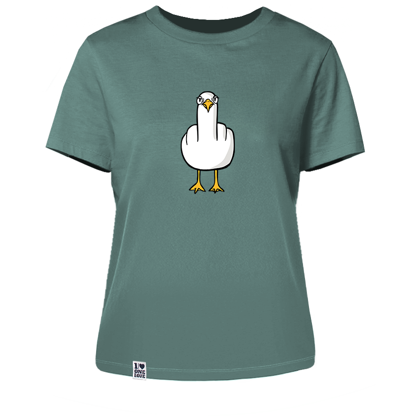 F**k You Möwe - Damen Shirt | 100% Bio-Baumwolle
