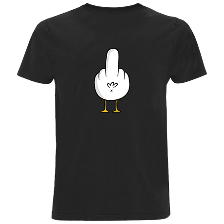 Fuck You Möwe - Herren Shirt | 100% Bio-Baumwolle | Backprint