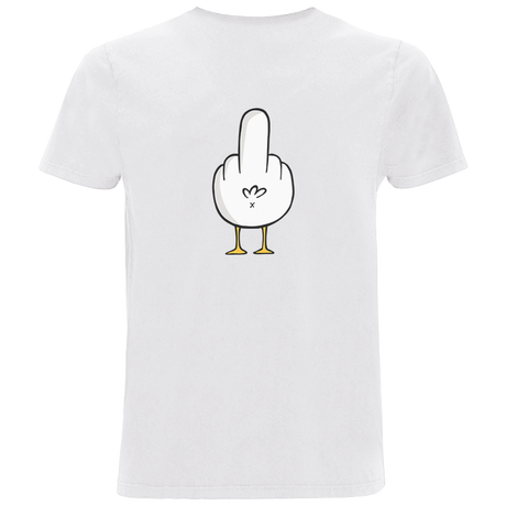 Fuck You Möwe - Herren Shirt | 100% Bio-Baumwolle | Backprint