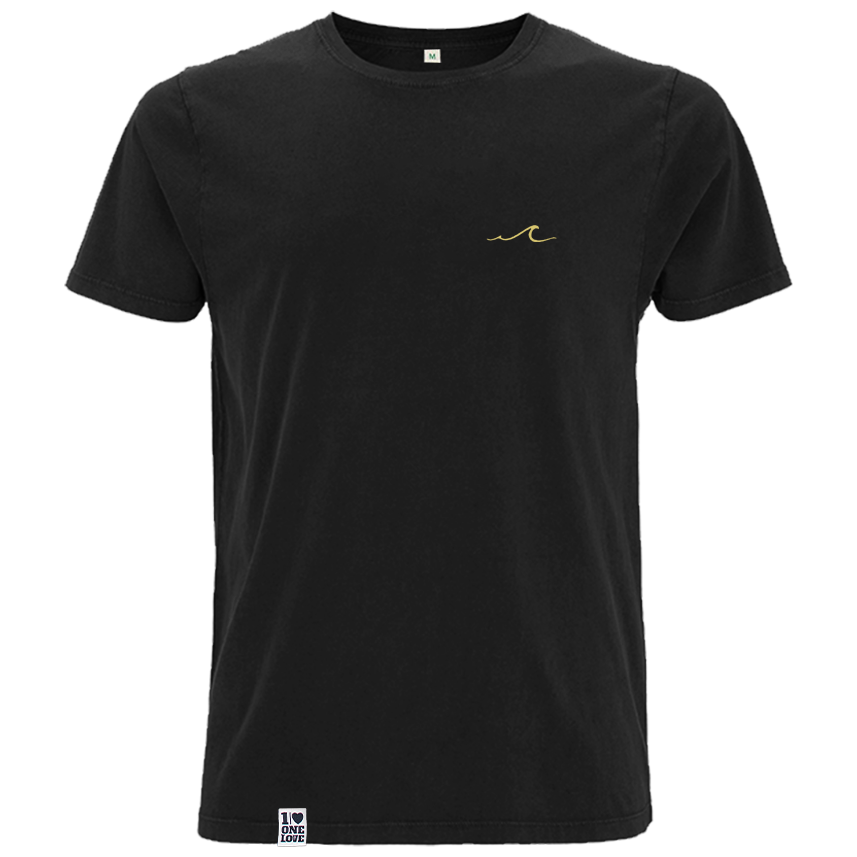 Welle - Herren Shirt | 100% Bio-Baumwolle | Edler Stick