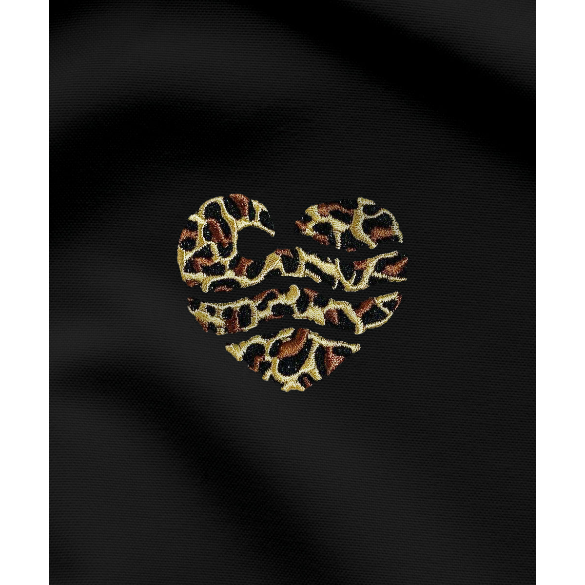 Wellenherz "Leo" – Damen Shirt | 100% Bio-Baumwolle | Edler Stick