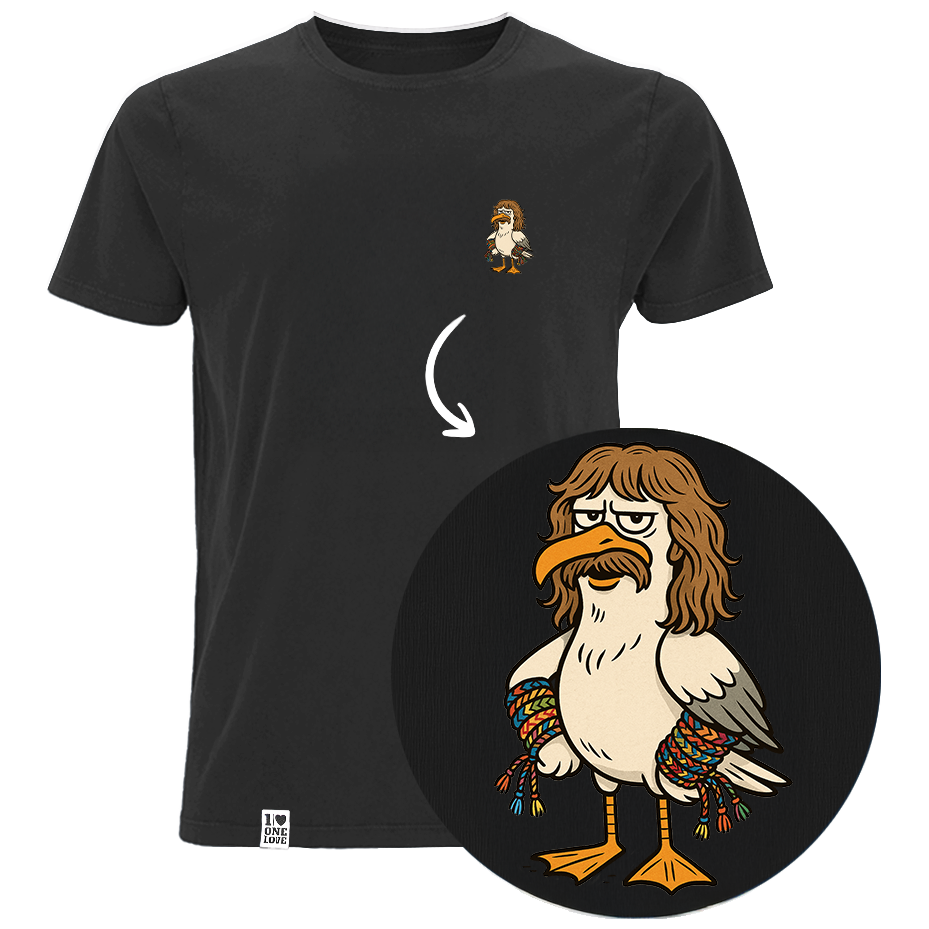 Möwe Wolle Shirt Herren Organic | 100% Bio-Baumwolle